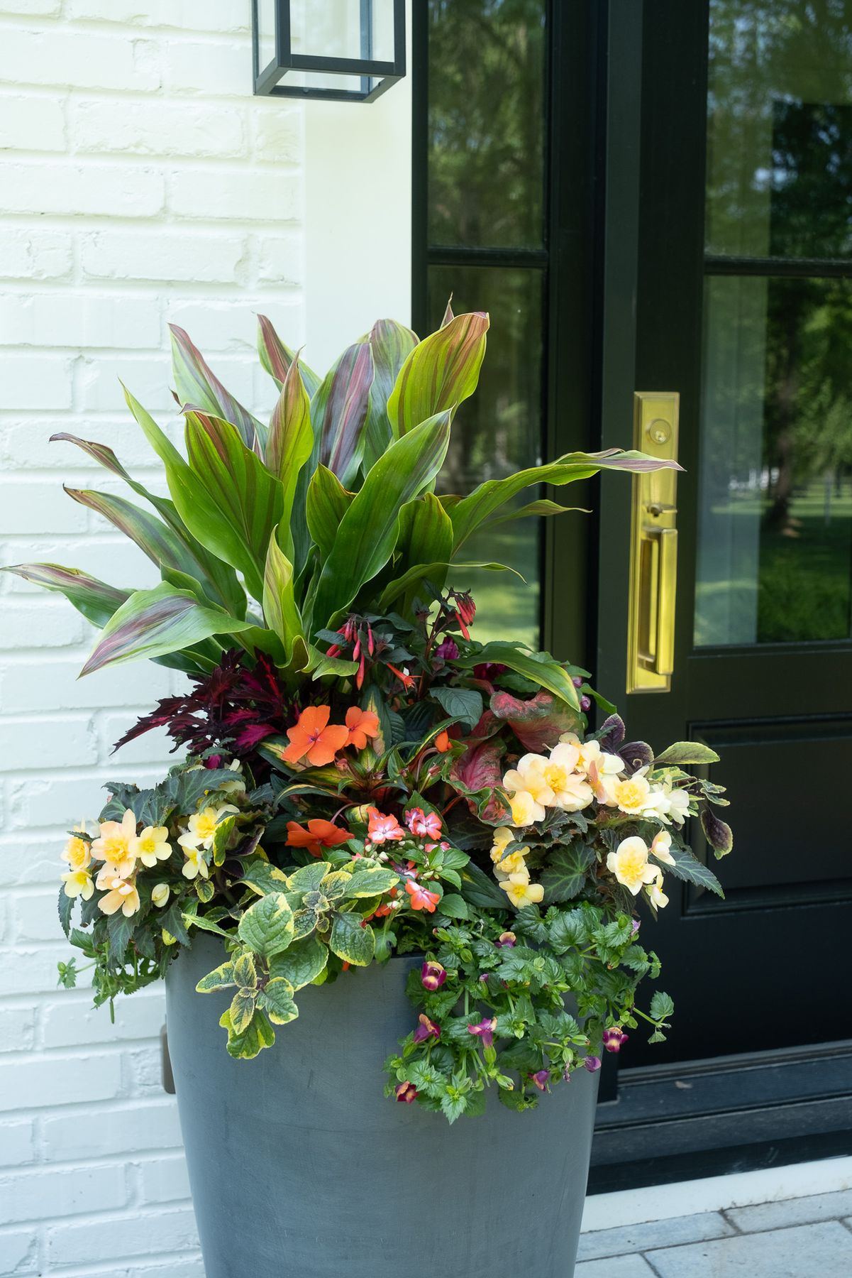 Enliven Planters summer container arrangement